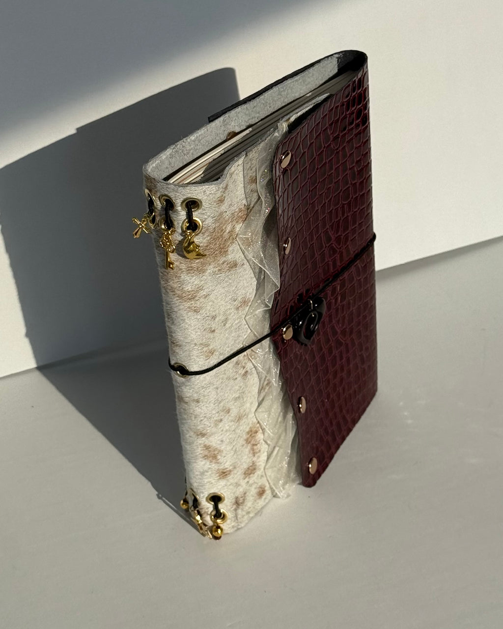 Journal Cow Maroon