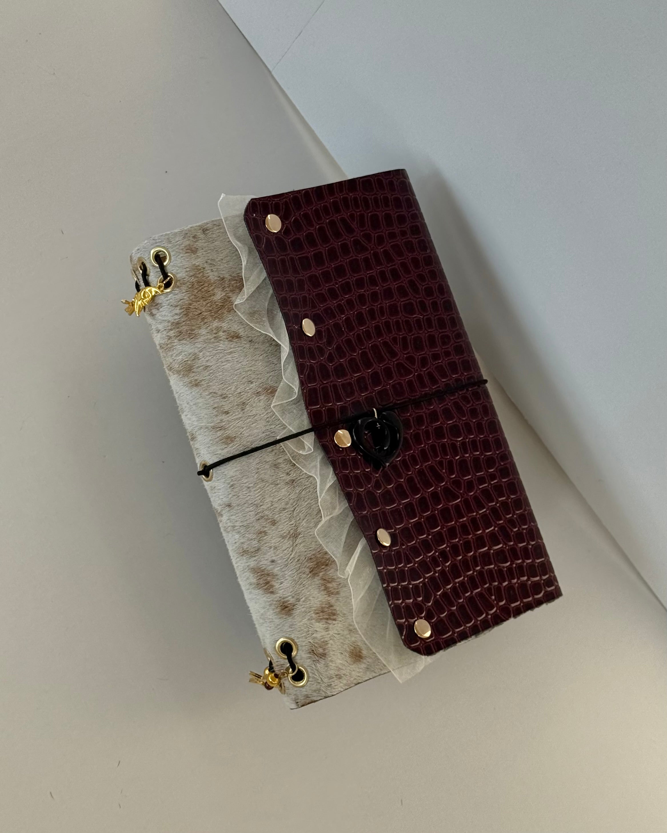 Journal Cow Maroon