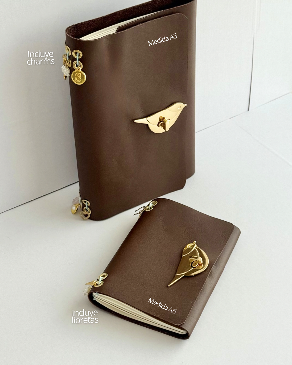Journal - Café liso con Broche