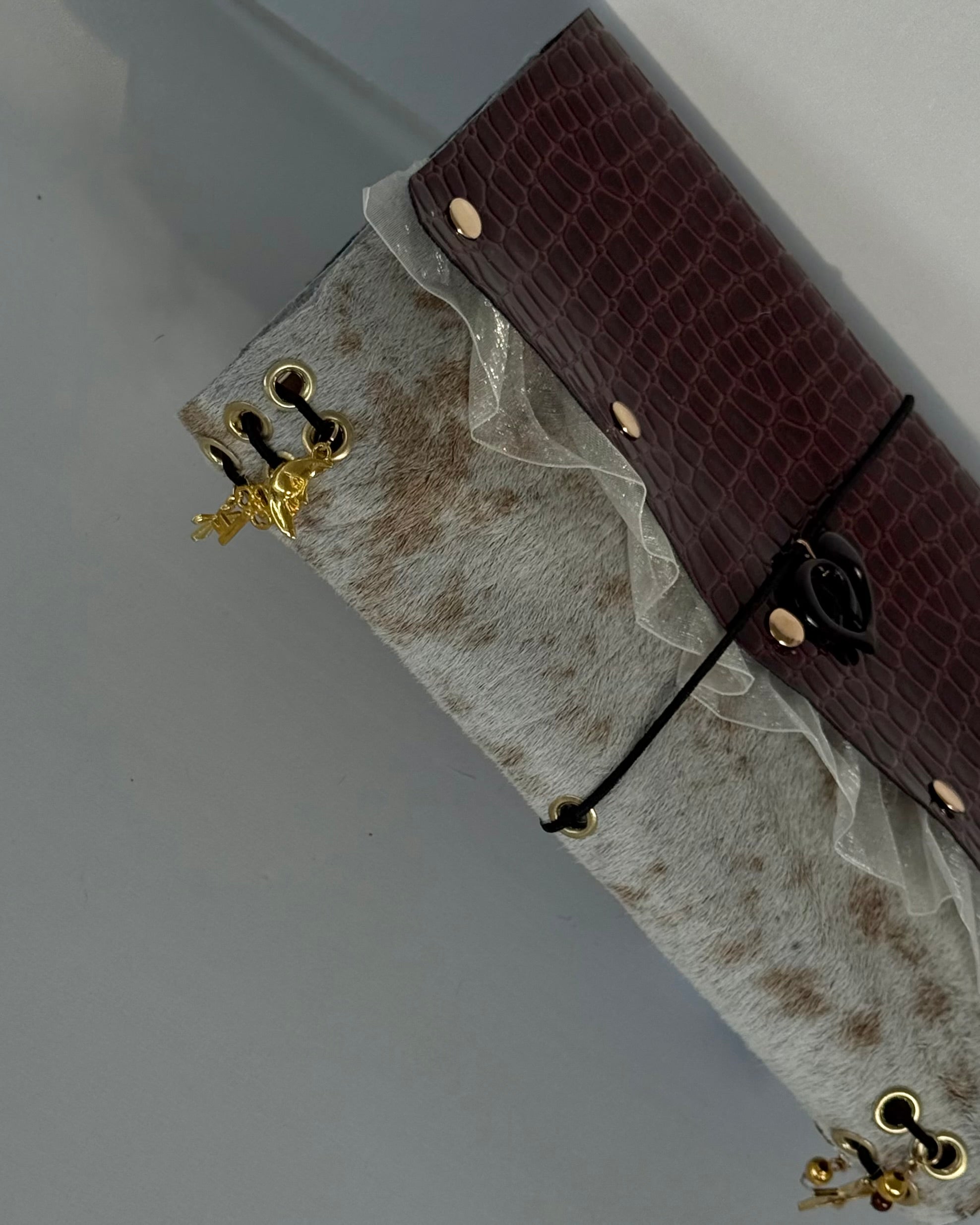 Journal Cow Maroon