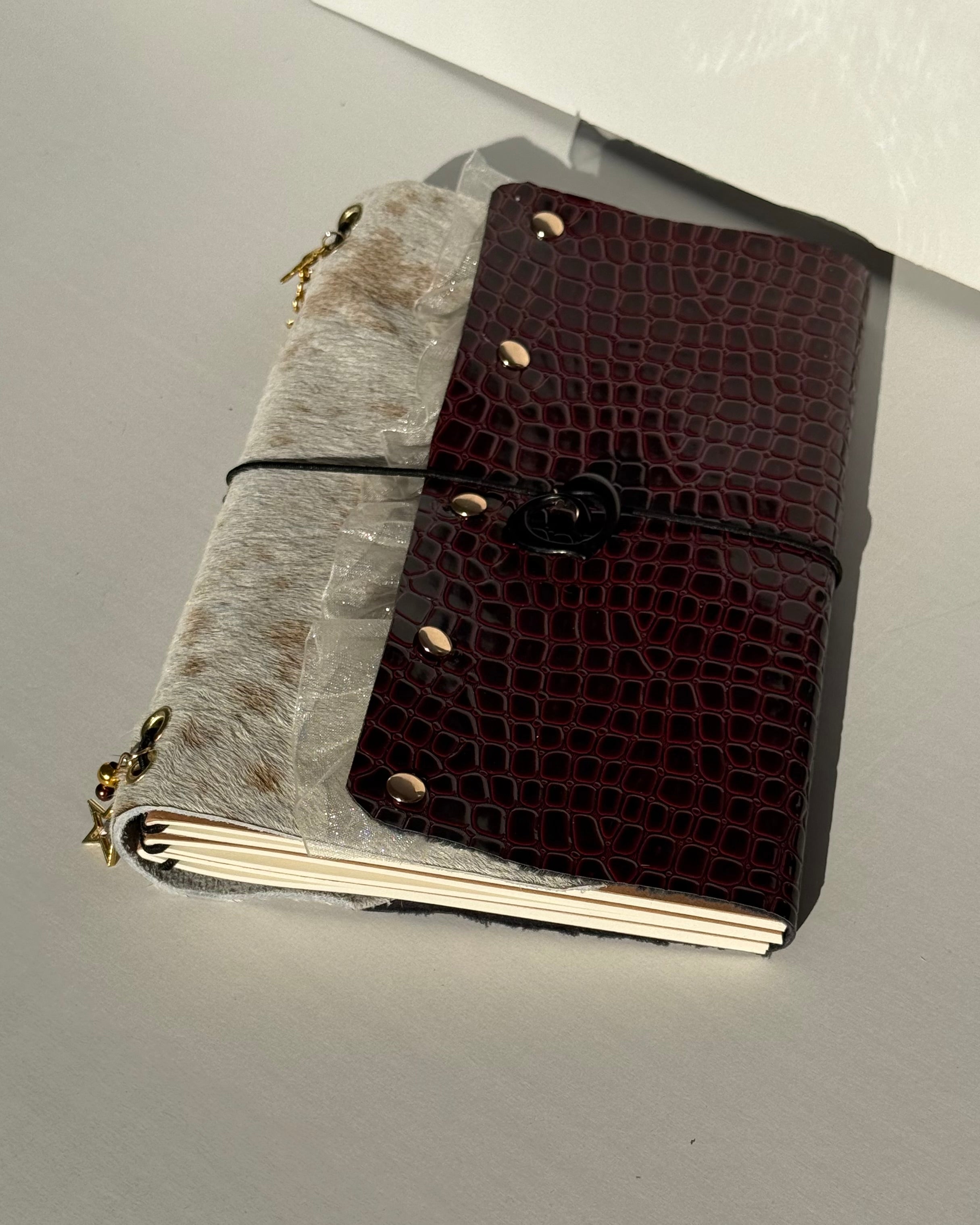 Journal Cow Maroon